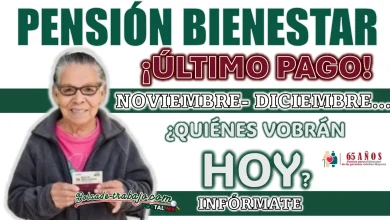 PENSIÓN BIENESTAR| ¿PARA QUIÉNES HAY PAGO HOY MARTES 12 DE NOVIEMBRE?