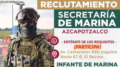 Convocatoria Infante de Marina, Azcapotzalco, Ciudad de MÃ©xico