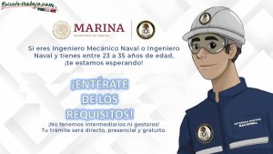 Convocatoria Ingeniero Mecánico Naval o Ingeniero Naval