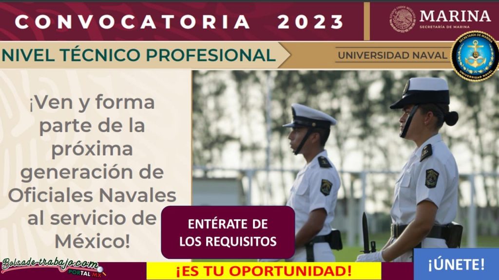 Convocatoria Ingreso a Técnico Profesional en la MARINA