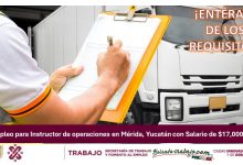 Empleo para Instructor de Operaciones en Mérida, Yucatán