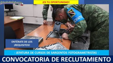 Convocatoria Jefatura de Cursos de Sargentos Fotogrametristas