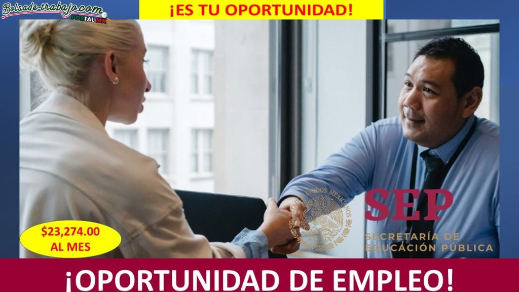 Empleo en Jefatura de Departamento de Becas para Escuelas Oficiales