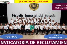 Convocatoria Jefe Fiscal y Fiscal Coordinador en FGJ, YucatÃ¡n