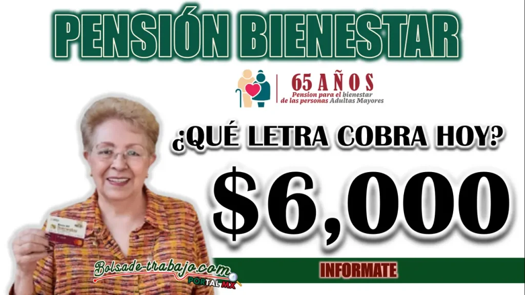 PENSIÓN BIENESTAR| QUIÉNES COBRARÁN SU PAGO DEL PROGRAMA HOY