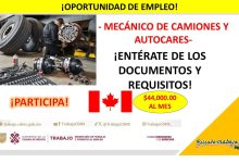 Empleo como Mecánico de Camiones y Autocares, Canadá