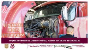 Empleo para Mecánico Diesel en Mérida, Yucatán
