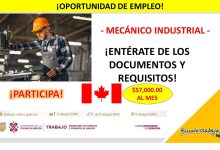 Empleo como Mecánico Industrial, Canadá