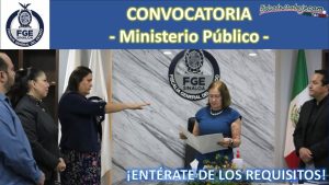 Convocatoria Ministerio Público de la FGE, Sinaloa