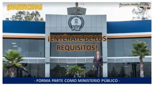 Convocatoria Ministerio Público de la Fiscalía General del Estado de Michoacán