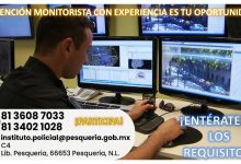 Convocatoria Monitorista con Experiencia en Pesquería, Nuevo León