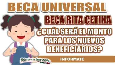BECA RITA CETINA| ¿CUÁL SERÁ EL MONTO PARA LOS NUEVOS BENEFICIARIOS DE NIVEL BÁSICO?