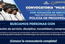 Convocatoria Mujeres de Naucalpan como Policías de Proximidad, Estado de México