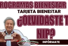 PROGRAMAS BIENESTAR | ¿OLVIDASTE EL NIP DE TU TARJETA DEL BIENESTAR?