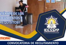 Convocatoria Oferta Laboral en el Ã�rea de Limpieza del IEESSPP, MichoacÃ¡n