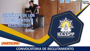 Convocatoria Oferta Laboral en el Área de Limpieza del IEESSPP, Michoacán