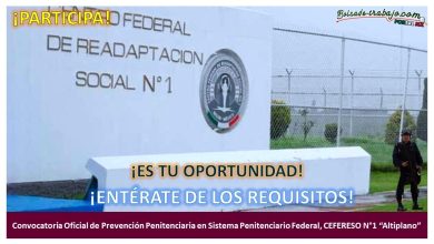 Convocatoria Oficial de Prevención Penitenciaria