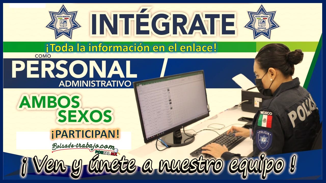 Convocatoria Personal Administrativo en la SSP Huichapan, Hidalgo