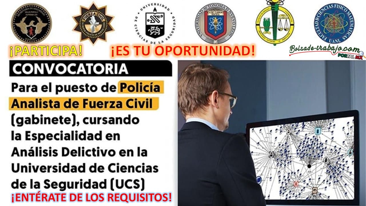 Convocatoria Policía Analista de Fuerza Civil en UCS