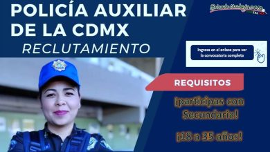 Convocatoria Policía Auxiliar de la Ciudad de México