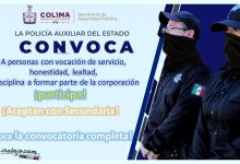Convocatoria Policía Auxiliar del Estado Colima