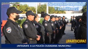 Convocatoria Policía Ciudadana Municipal de Benito Juárez, Yucatán