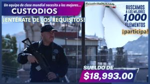 Convocatoria Policía Custodio en el Estado de Chihuahua