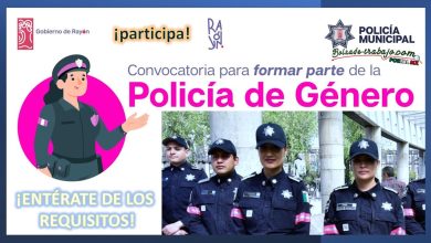 Convocatoria Policía de Género en Rayón, Estado de México