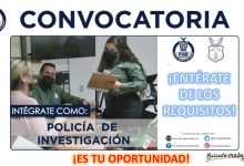 Convocatoria Policía de Investigación de la FGE de Sinaloa