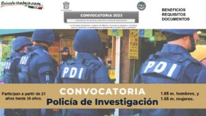 Convocatoria Policía de Investigación del Estado de México