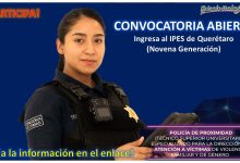 Convocatoria Policía de Proximidad del IPES Querétaro