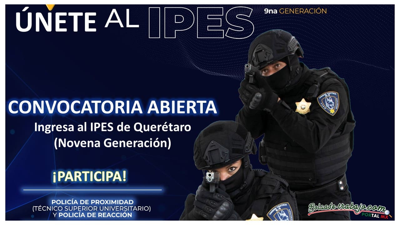 Convocatoria Policía de Reacción en Querétaro