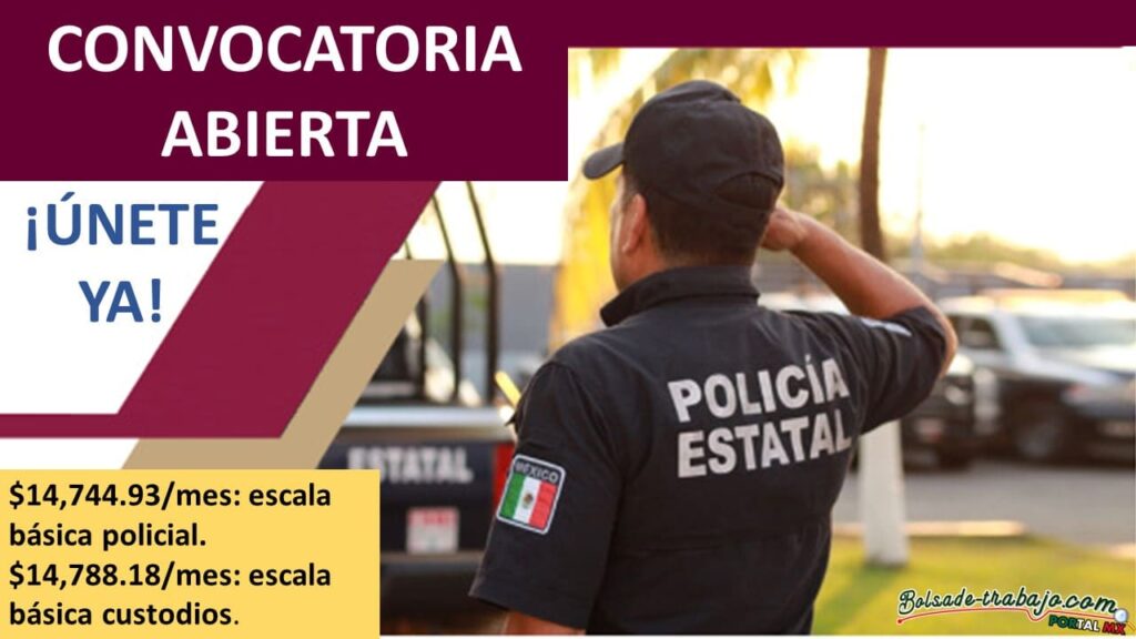 Convocatoria Policía Estatal Colima