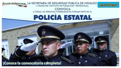 Convocatoria Policía Estatal en Hidalgo