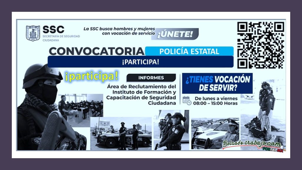 Convocatoria Policía Estatal en Tlaxcala