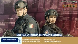 Convocatoria Policía Estatal Preventiva BCS