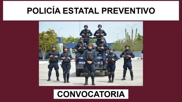 convocatoria policia estatal preventivo