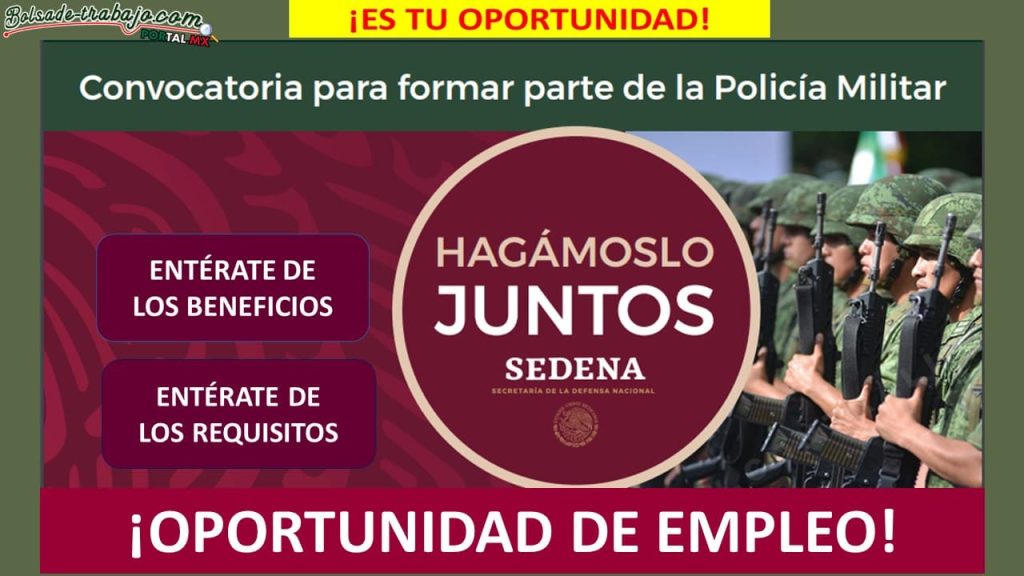 Convocatoria Policía Militar en San Luis Potosí