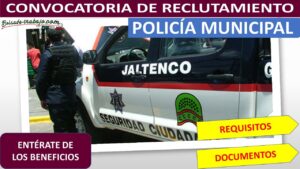 Convocatoria Policía Municipal Jaltenco, Estado de México