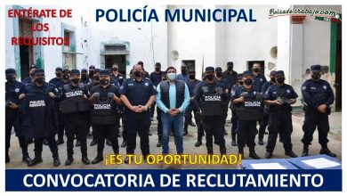 Convocatoria Policía Municipal de Ameca, Jalisco