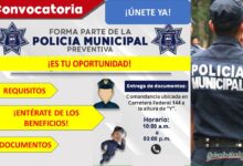 Convocatoria Policía Municipal Cañada Morelos, Puebla