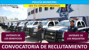 Convocatoria Policía Municipal de Cancún, Quintana roo