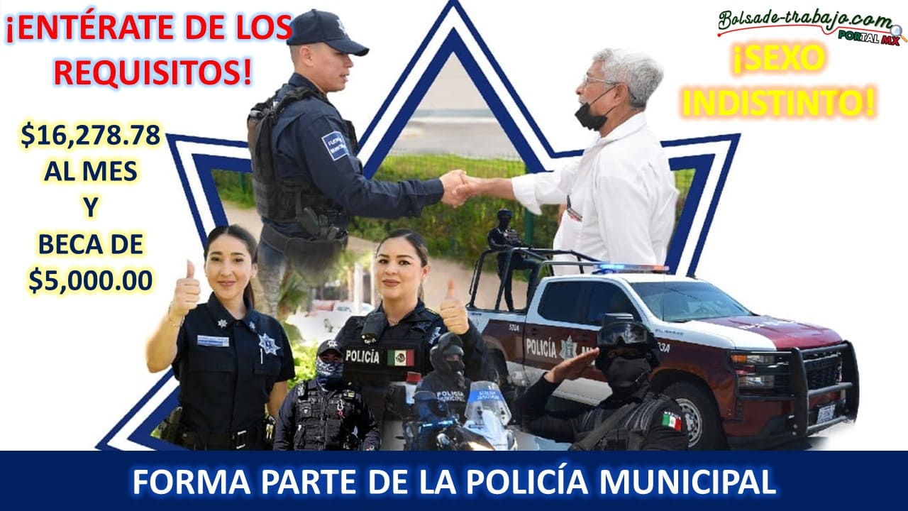 Convocatoria Policía Municipal de Ahome, Sinaloa