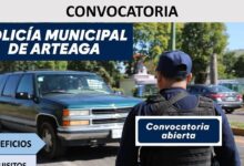 Convocatoria Policía Municipal de Arteaga, Michoacán