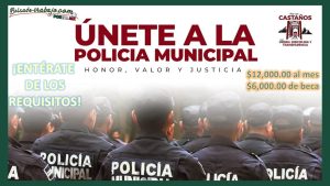 Convocatoria Policía Municipal de Castaños, Coahuila
