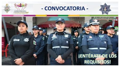 Convocatoria Policía Municipal de Chiconcuac, Estado de México