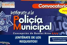 Convocatoria Policía Municipal de Concepción de Buenos Aires, Jalisco
