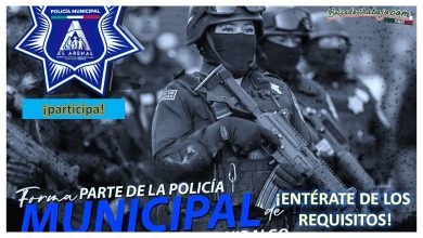 Convocatoria Policía Municipal de El Arenal, Hidalgo