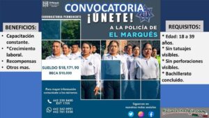 Convocatoria Policía Municipal de El Marqués
