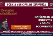 Convocatoria Policía Municipal de Ixtapaluca, Estado de México